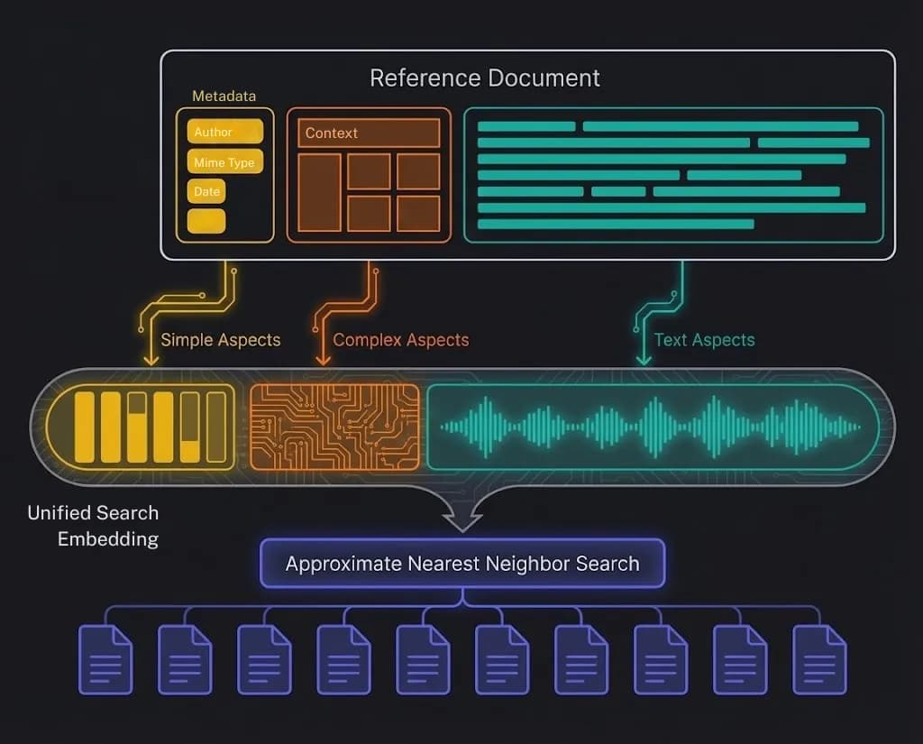 Reference document search diagram